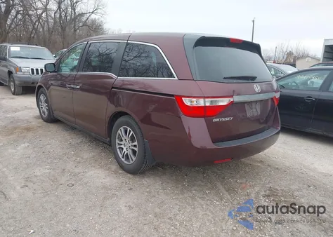 2012 Honda Odyssey Ex z USA, uszkodzony, nr VIN 5FNRL5H48CB093522